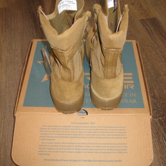 McRae Mil-Spec Hot Weather Steel-toe Boot in Coyote USA Made main image 4